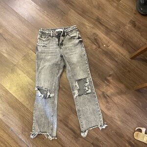 Black vervet size 24 capris